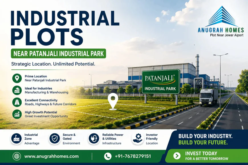 Industrial Plots Near Patanjali Industrial Park, YEIDA Sector 24 | Anugrah Homes