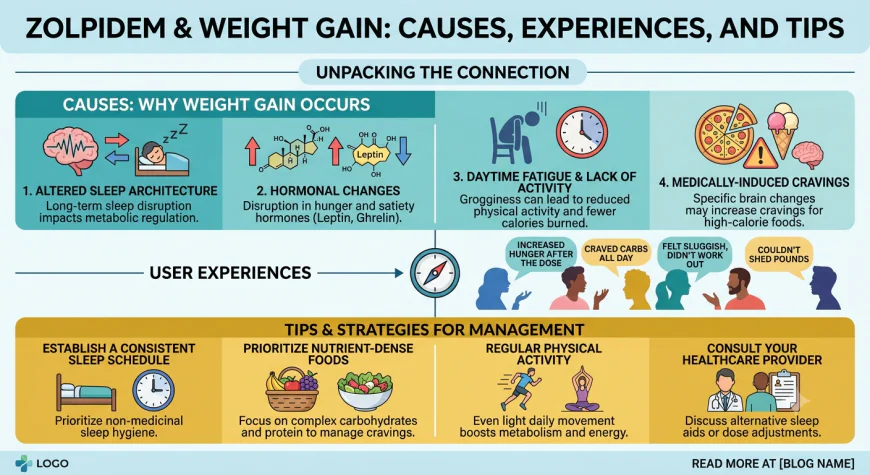 Zolpidem Weight Gain: Causes, Experiences, and Tips