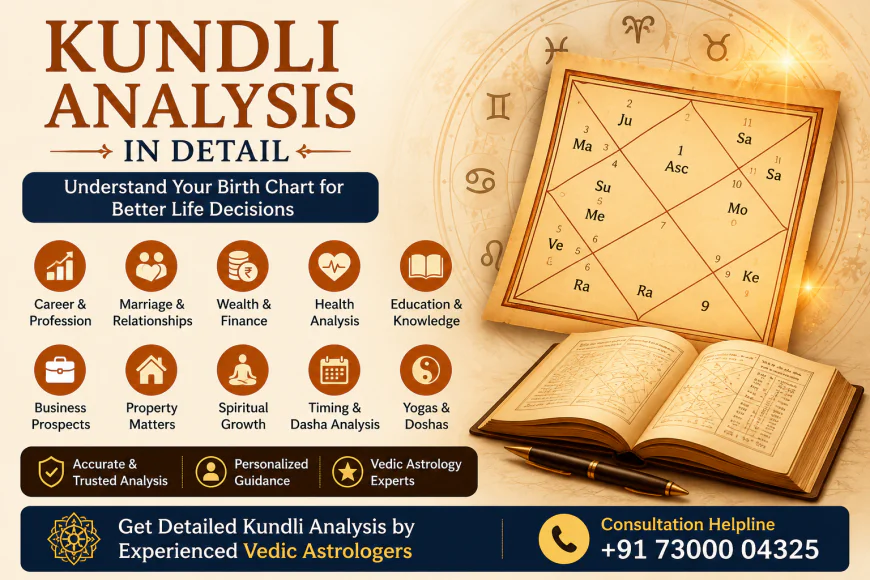 Kundli Analysis in Detail: Understand Your Birth Chart for Better Life Decisions
