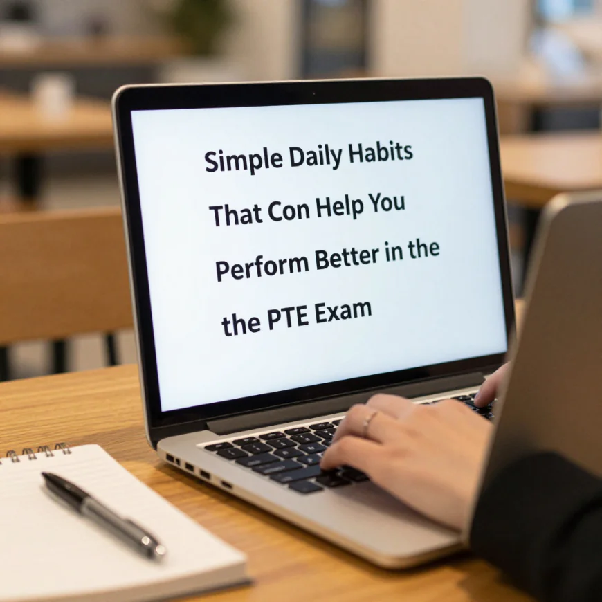 Simple Daily Habits That Can Help You Perform Better in the PTE Exam