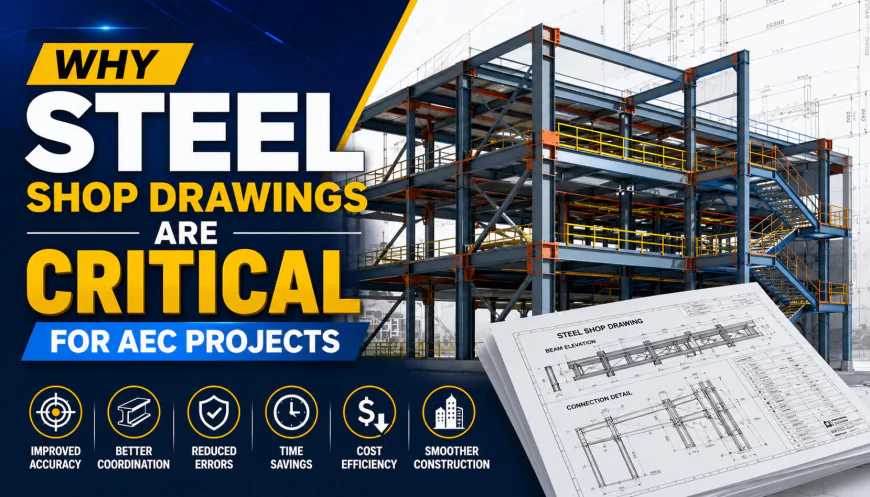 Why Steel Shop Drawings Are Critical for AEC Projects