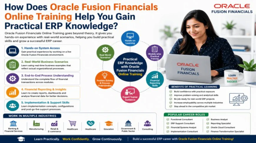 How Does Oracle Fusion Financials Online Training Help You Gain Practical ERP Knowledge?