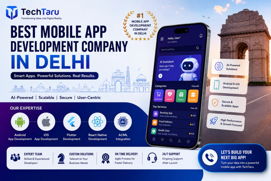 Best Mobile App Development Company in Delhi – Build Smart, Scalable & AI-Powered Apps