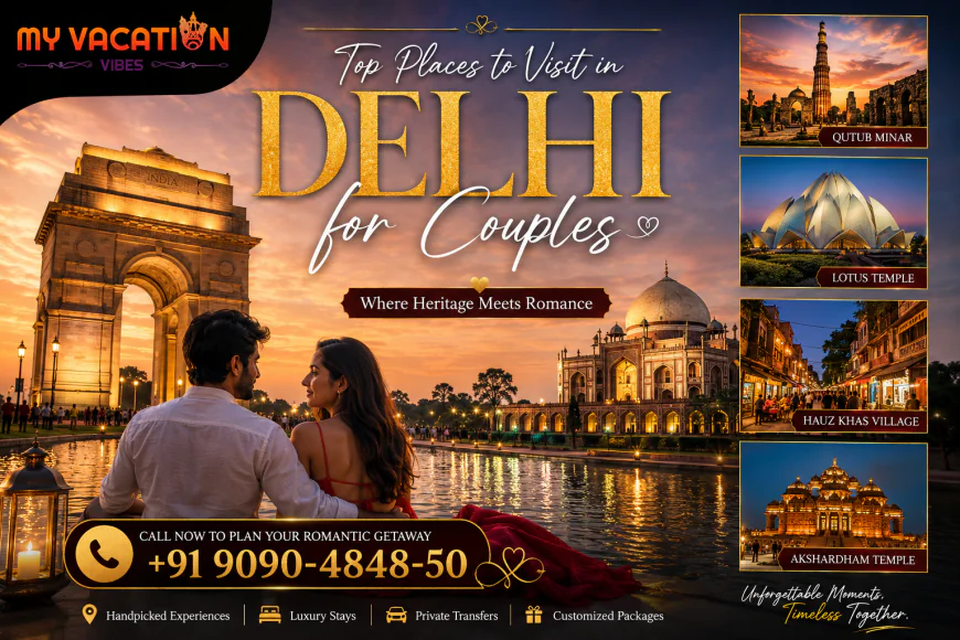 Top Places to Visit in Delhi for Couples: Romantic Spots You Must Explore