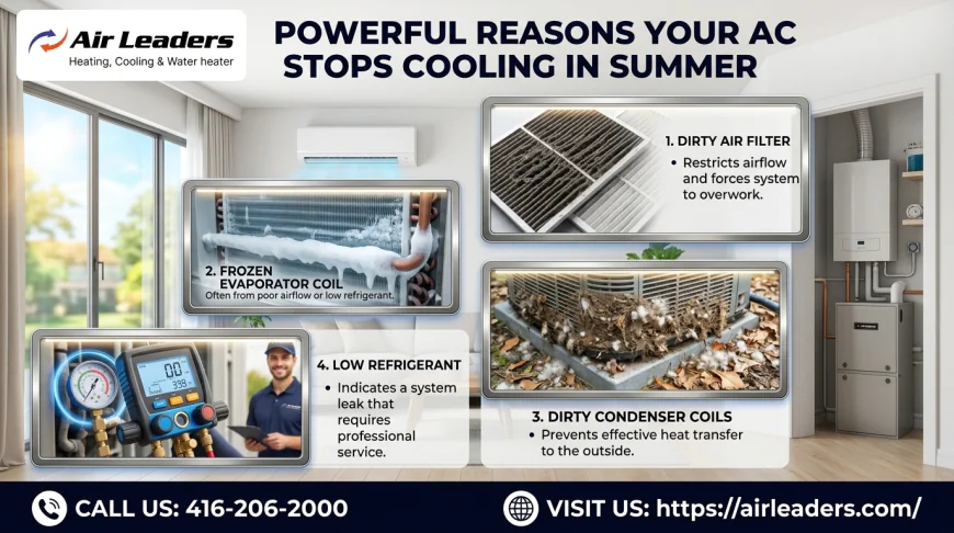 Powerful Reasons Your AC Stops Cooling in Summer