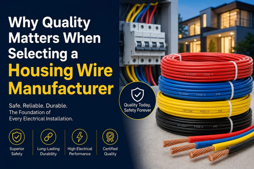 Why Quality Matters When Selecting a Housing Wire Manufacturer