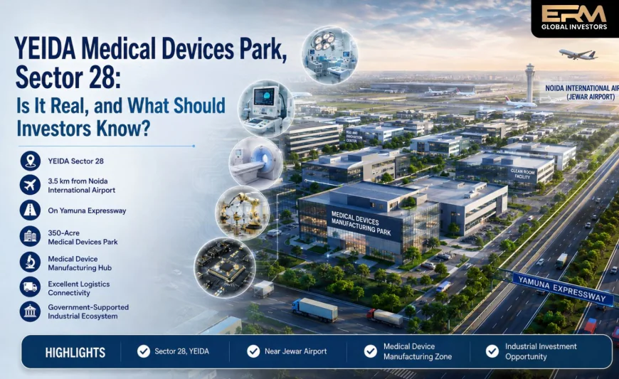 YEIDA Medical Devices Park, Sector 28: Is It Real, and What Should Investors Know?