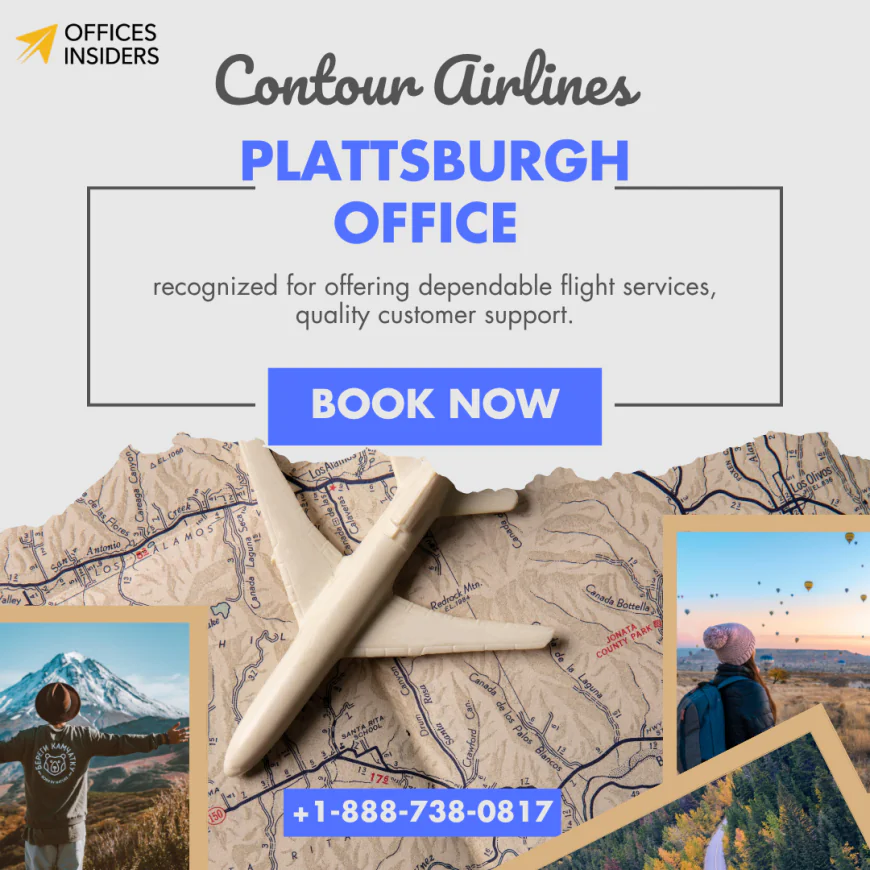 Contour Airlines Plattsburgh Office +1-888-738-0817