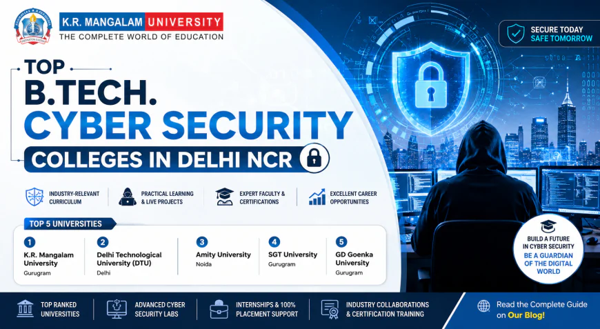 Top B.Tech. Cyber Security Colleges in Delhi NCR (2026)