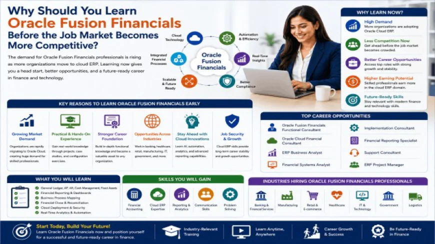 Why Should You Learn Oracle Fusion Financials Before the Job Market Becomes More Competitive?