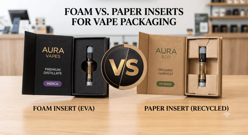 Foam vs. Paper Inserts for Vape Packaging: Cost, Weight & Logistics