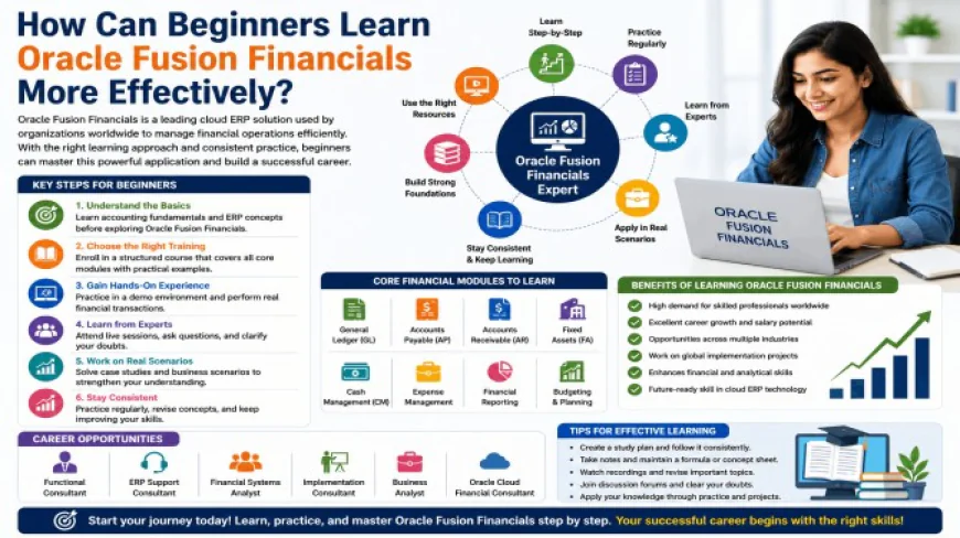 How Can Beginners Learn Oracle Fusion Financials More Effectively?