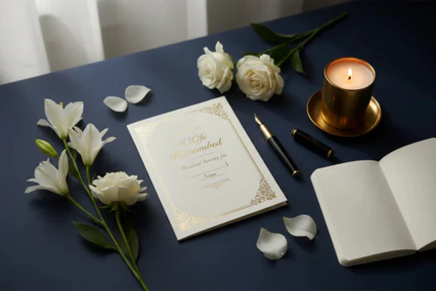 How to Prepare and Print a Meaningful Funeral Program at Home