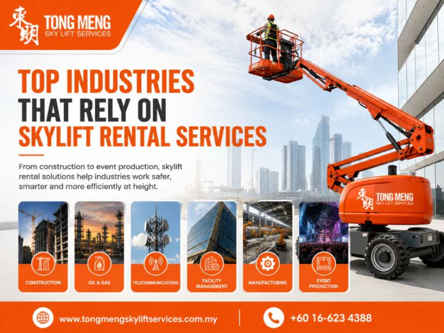 Top Industries That Rely on Skylift Rental Services