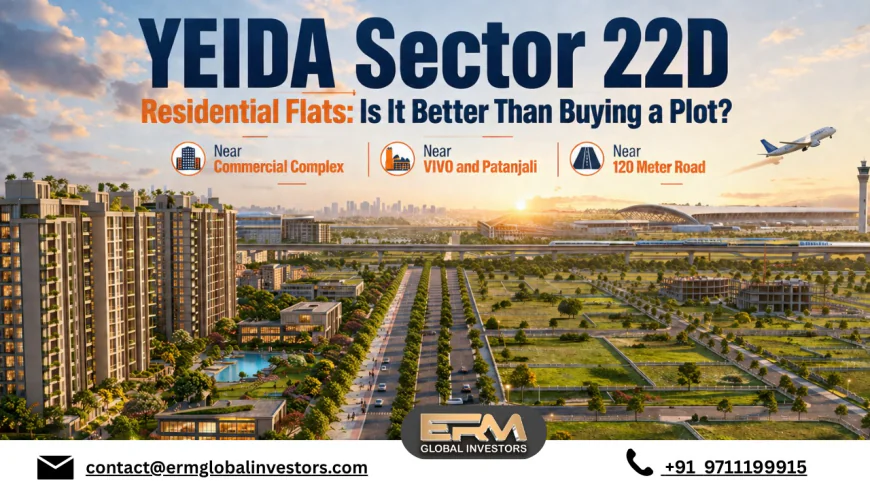 YEIDA Sector 22D Residential Flats: Is It Better Than Buying a Plot?