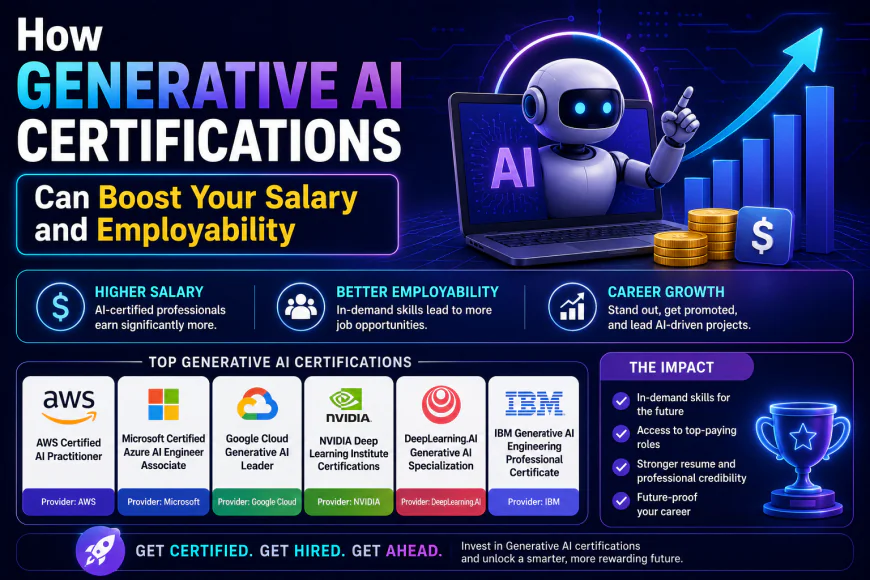 How Generative AI Certifications Can Boost Your Salary and Employability