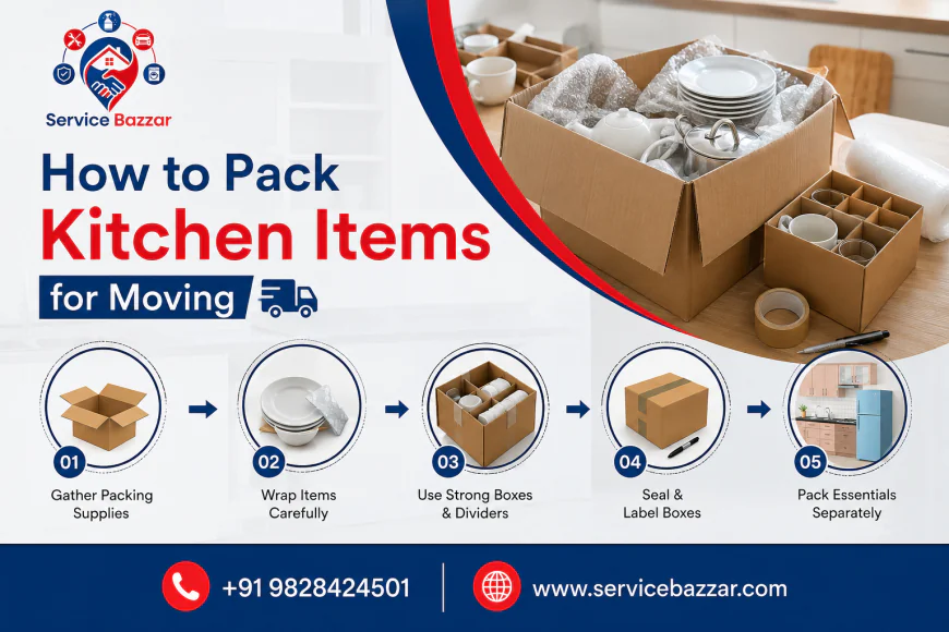 How to Pack Kitchen Items for Moving
