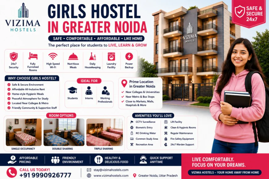 Girls Hostel in Greater Noida: A Complete Guide to Safe, Comfortable & Affordable Student Living