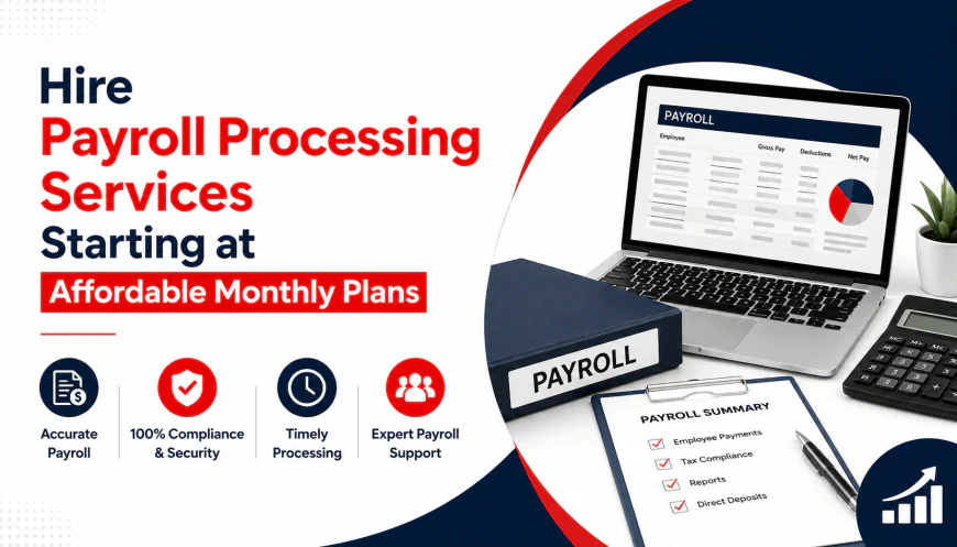 Hire Payroll Processing Services Starting at Affordable Monthly Plans