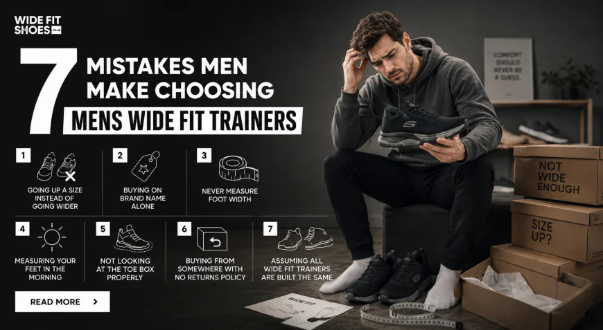 7 Mistakes Men Make Choosing Wide-Fit Trainers
