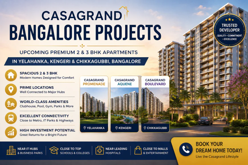 Casagrand Upcoming Projects in Bangalore | 2 & 3 BHK Homes