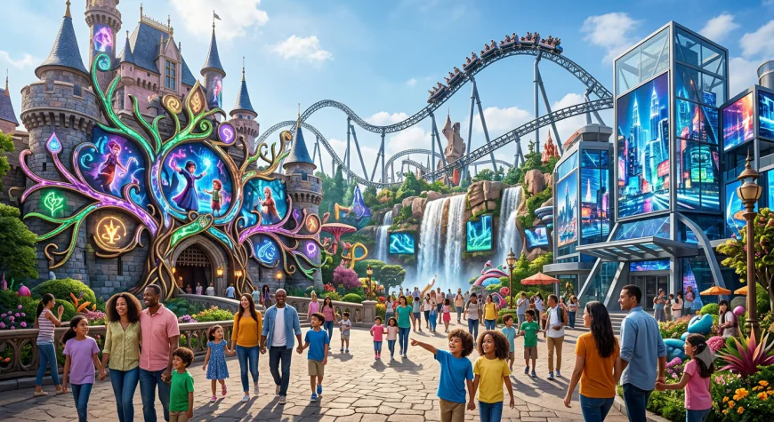 How Theme Parks Use Custom LED Displays for Immersive Attractions