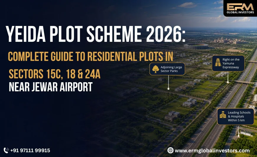 YEIDA Plot Scheme 2026: Complete Guide to Residential Plots in Sectors 15C, 18 & 24A Near Jewar Airport