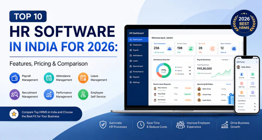 10 Best HRMS Software for Small and Medium Businesses in India (2026)