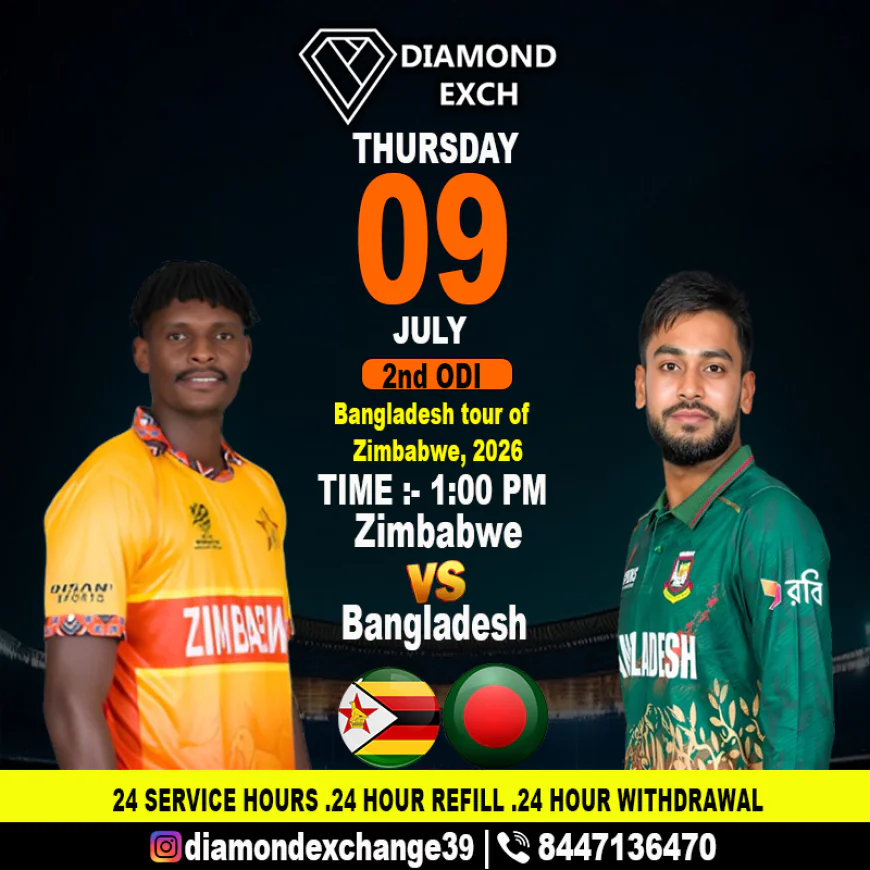 Thrilling Moments at the Diamond Exchange: Highlights from the 2nd ODI between Zimbabwe and Bangladesh on July 9, 2026.