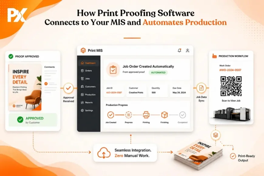 How Print Proofing Software Connects to Your MIS and Automates Production