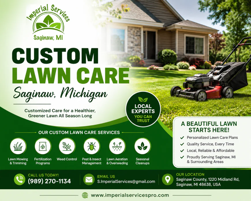 Custom Lawn Care in Saginaw, MI: Tailored Treatments for a Healthier, Greener Yard