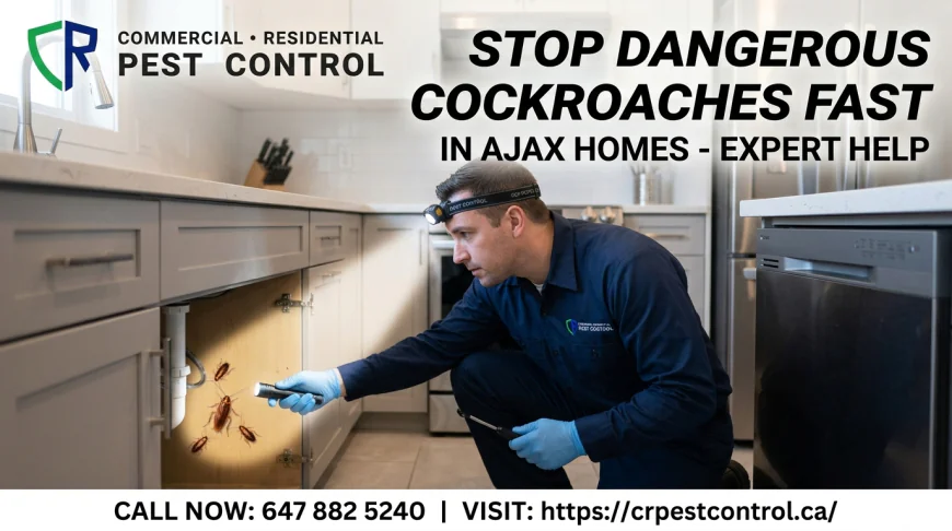 Stop Dangerous Cockroaches Fast in Ajax Homes - Expert Help