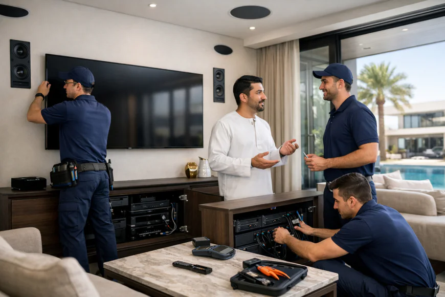 How Do Experts Install Premium AV Systems in Dubai Step by Step Guide