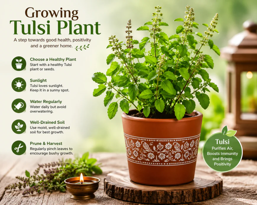 Growing Tulsi Plant Naturally: Best Care and Maintenance Tips