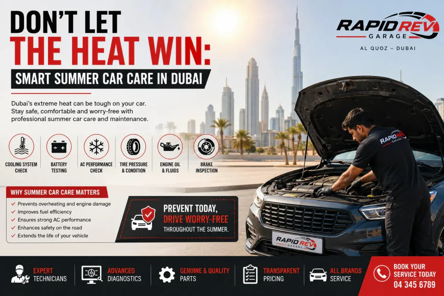 Don’t Let the Heat Win: Smart Summer Car Care in Dubai