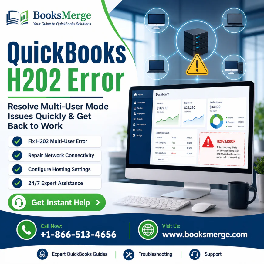 QuickBooks H202 Error When Attempting Multi-User Mode on Windows: Complete Handbook