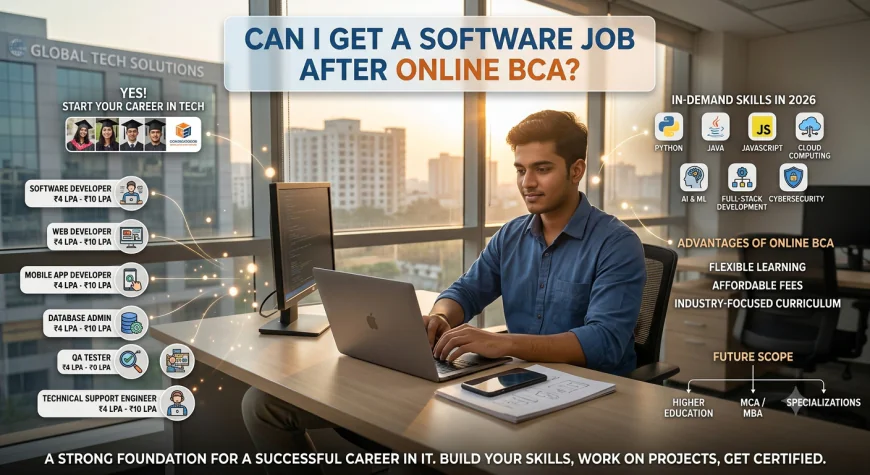 Can You Get a Software Job After Online BCA? Career Scope & Salary