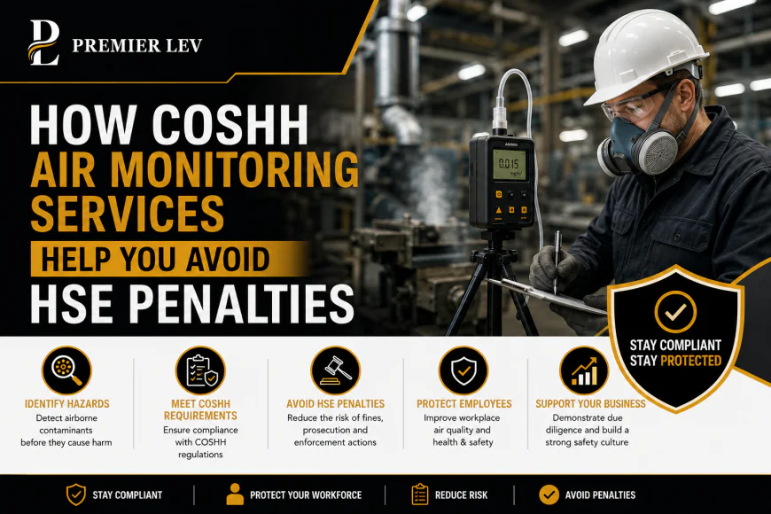 How COSHH Air Monitoring Services Help You Avoid HSE Penalties