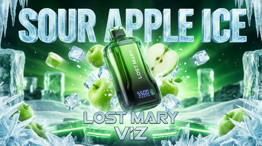 Sour Apple Ice Lost Mary VIZ – Crisp Flavor with Long-Lasting Performance