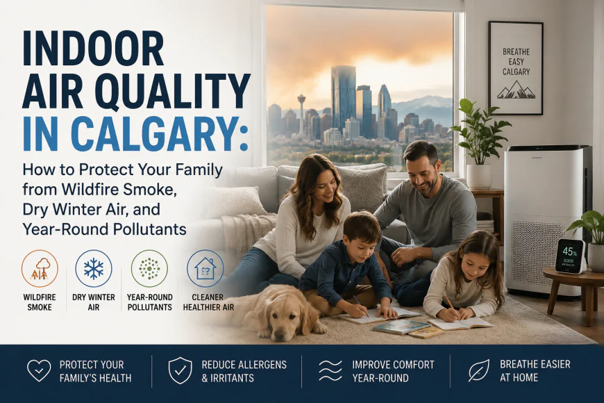 Indoor Air Quality in Calgary: How to Protect Your Family from Wildfire Smoke, Dry Winter Air, and Year-Round Pollutants
