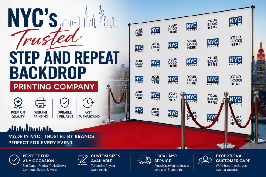 NYC’s Trusted Step and Repeat Backdrop Printing Company