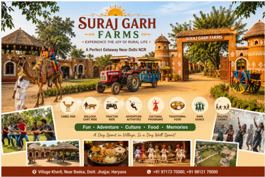Suraj Garh Farms: Experience the Charm of Rural Life Near Delhi NCR