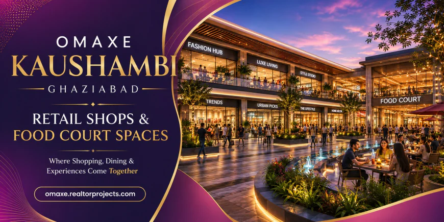 Omaxe Kaushambi – The Ideal Destination for Premium Retail Shops & Food Court Spaces in Ghaziabad