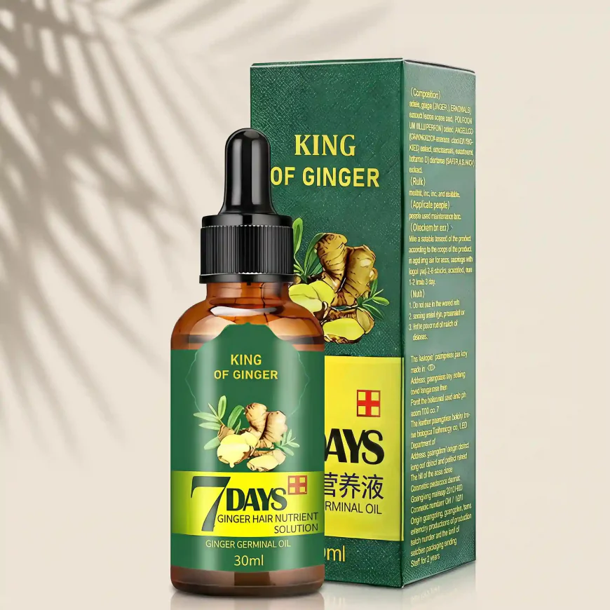 King of Ginger Hair Oil: Benefits for Hair Growth, Shine & Scalp Care
