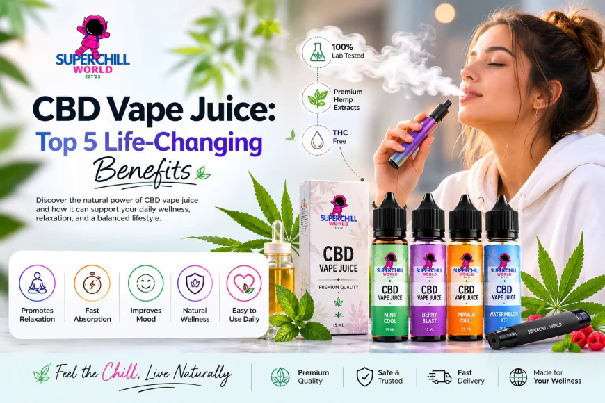 Top 5 CBD Vape Juice Benefits for Daily Wellness