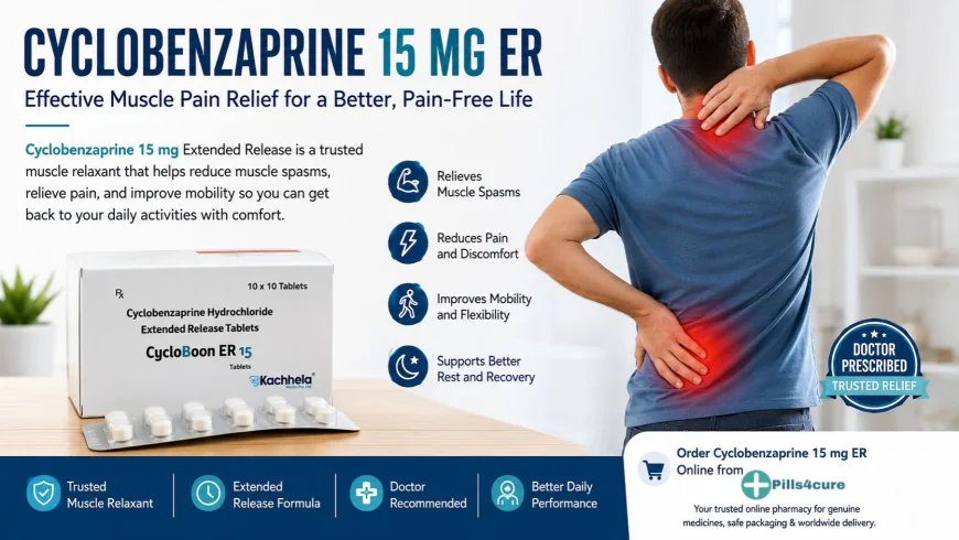 Cyclobenzaprine 15 mg Dosage for Effective Muscle Pain Relief