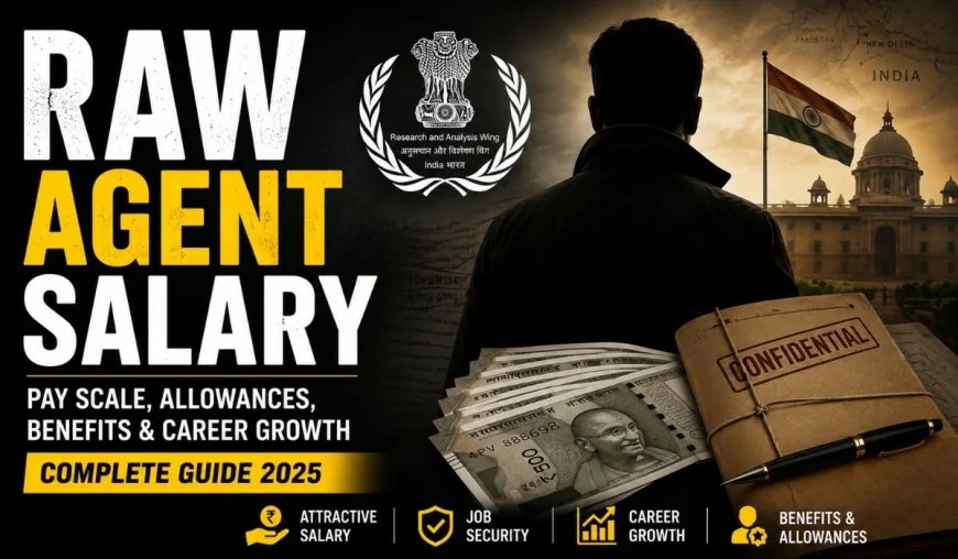 RAW Agent Salary 2026: In-Hand Salary, Pay Scale, Allowances, Job Profile & Career Growth