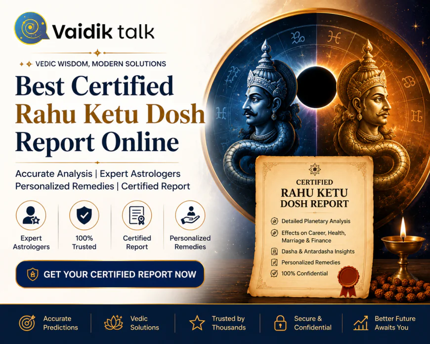 Best Certified Rahu Ketu Dosh Report Online | Expert Astrologer Analysis