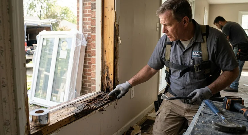 What Happens When Contractors Find Hidden Rot During Window Installation?