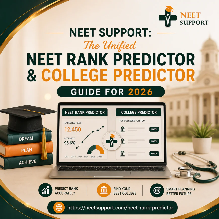NEET Support: The Unified NEET Rank Predictor and College Predictor Guide for 2026